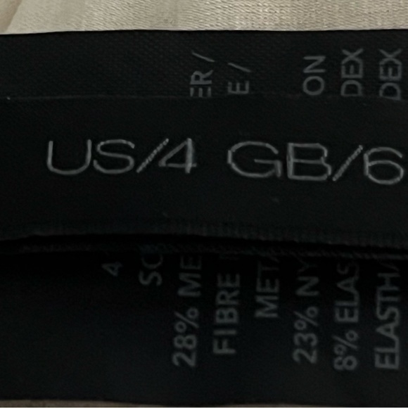 Donna Karan Sz US 4, GB 6 Ecru Silk Skirt - Picture 16 of 16